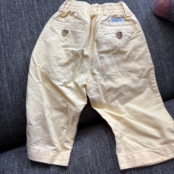 Classic Polo Ralph Lauren Light Yellow Chino Pants 👖💛 - Picture 2 of 4